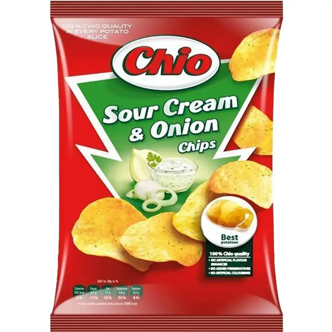 Чіпси Chio Sour Cream & Onion 150 г