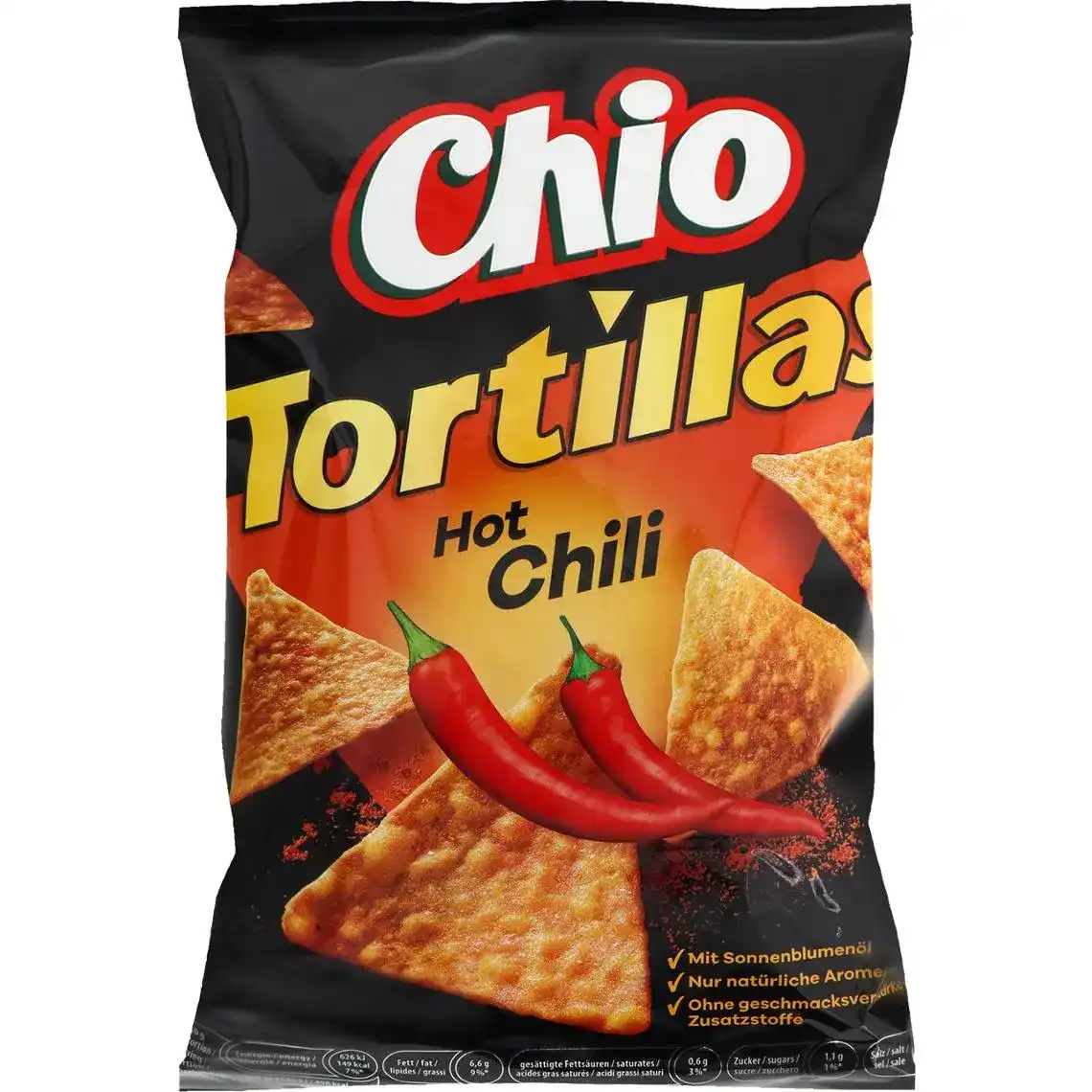 Чіпси кукурудзяні Chio Tortillas Hot Chili 125 г