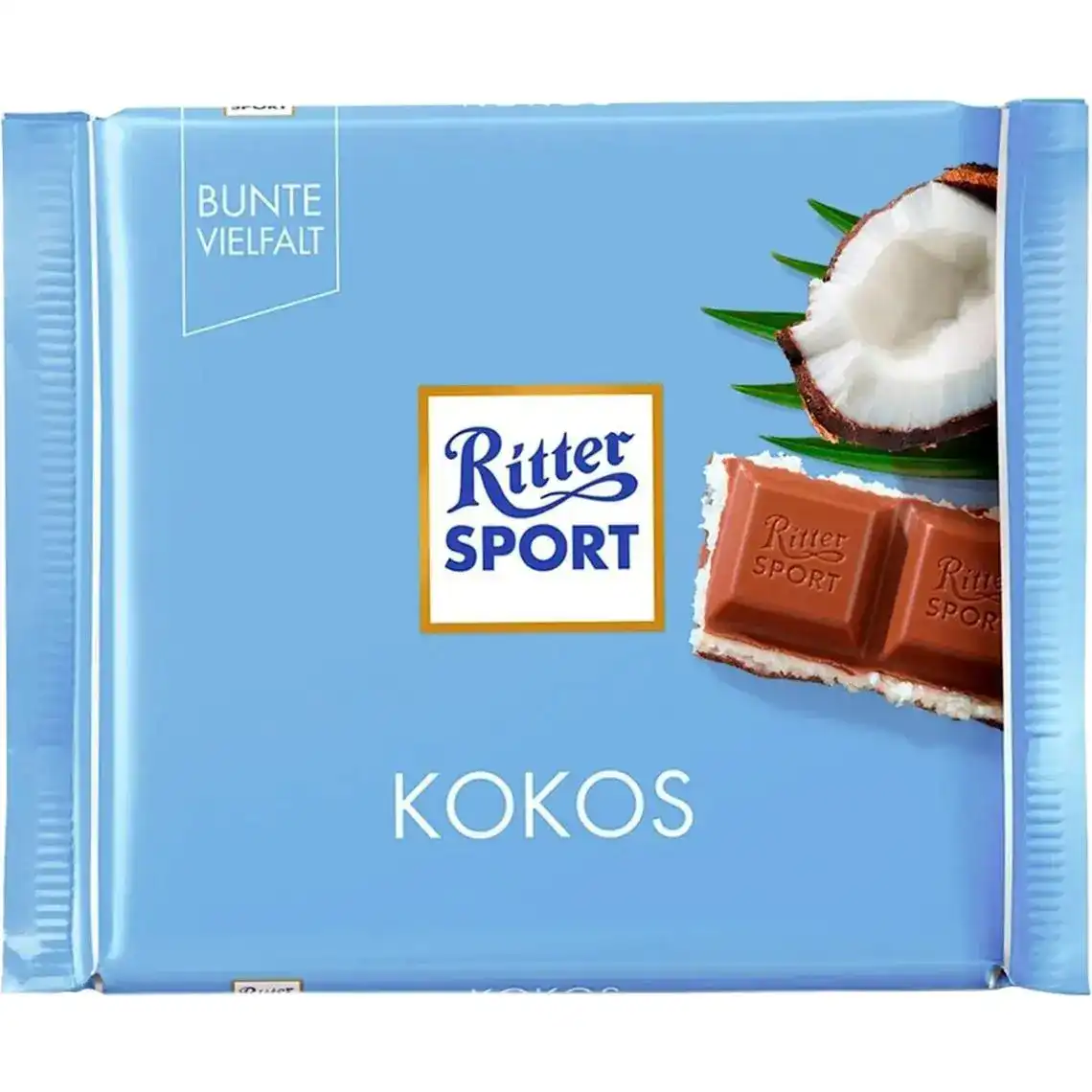 Шоколад Ritter Sport Кокос молочний з кокосовою начинкою 100 г