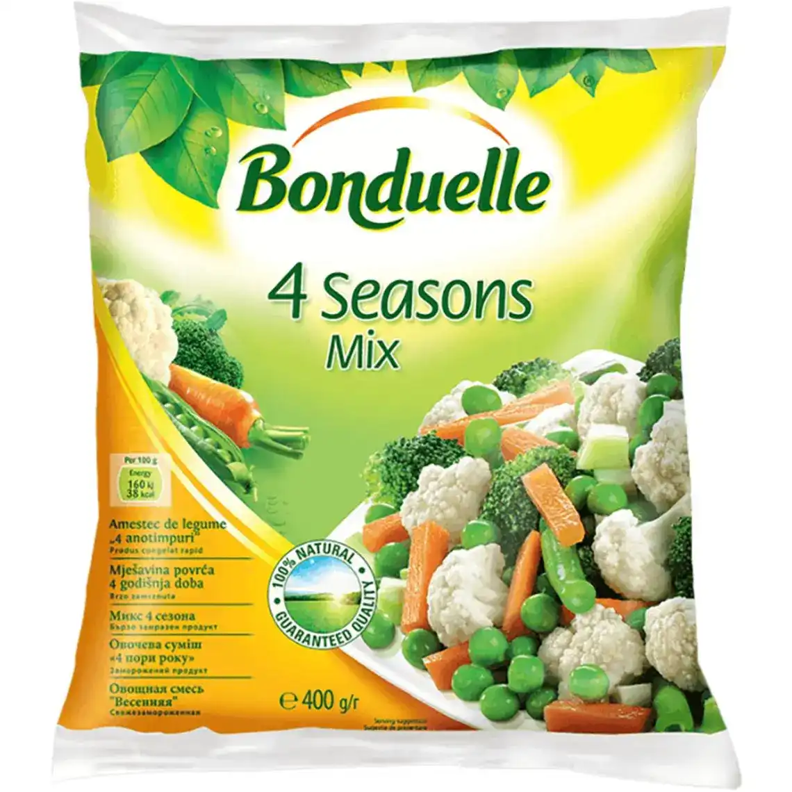 Овочева суміш Bonduelle 4 пори року заморожена 400 г