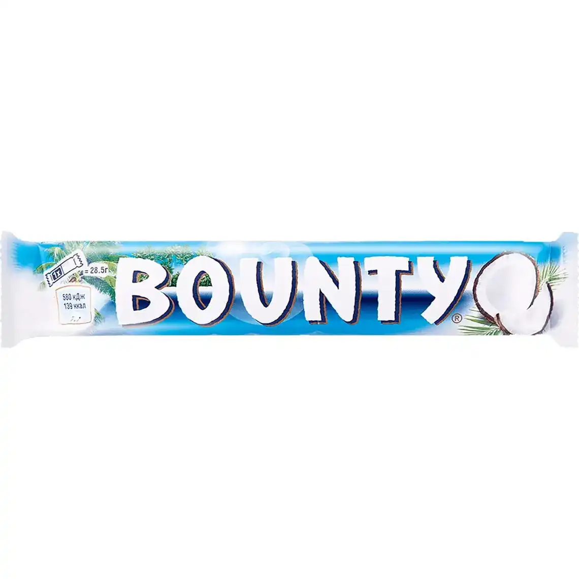 Батончик Bounty шоколадний з кокосом 55 г