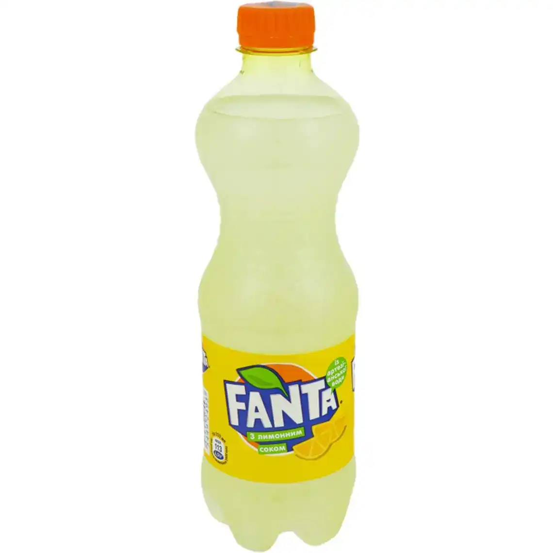 Напій Fanta Лимон сильногазований соковмісний 0.5 л