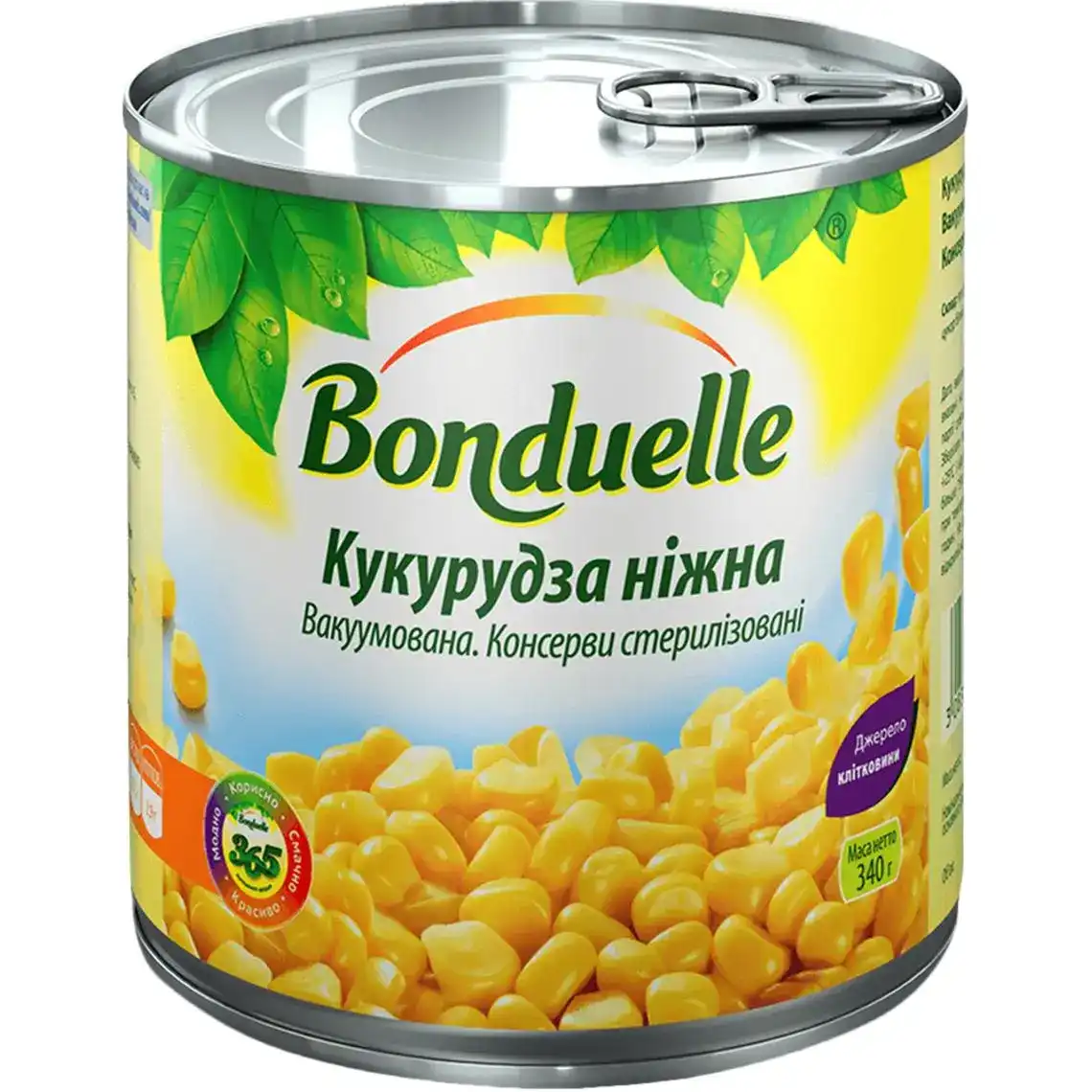 Кукурудза Bonduelle Ніжна консервована 340 г
