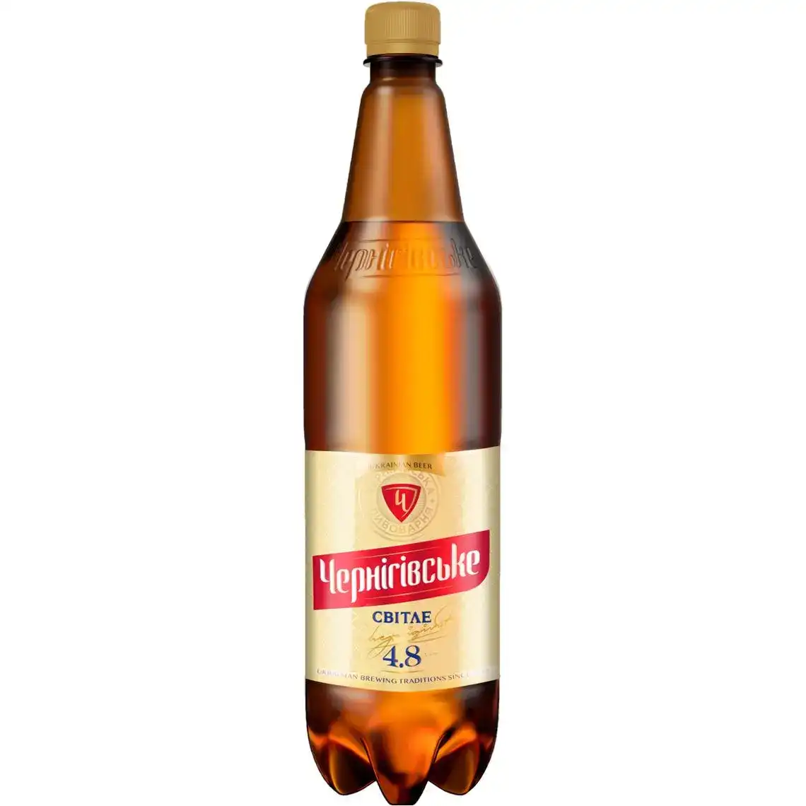 Пиво Чернігівське світле фільтроване 4.8% 1.15 л