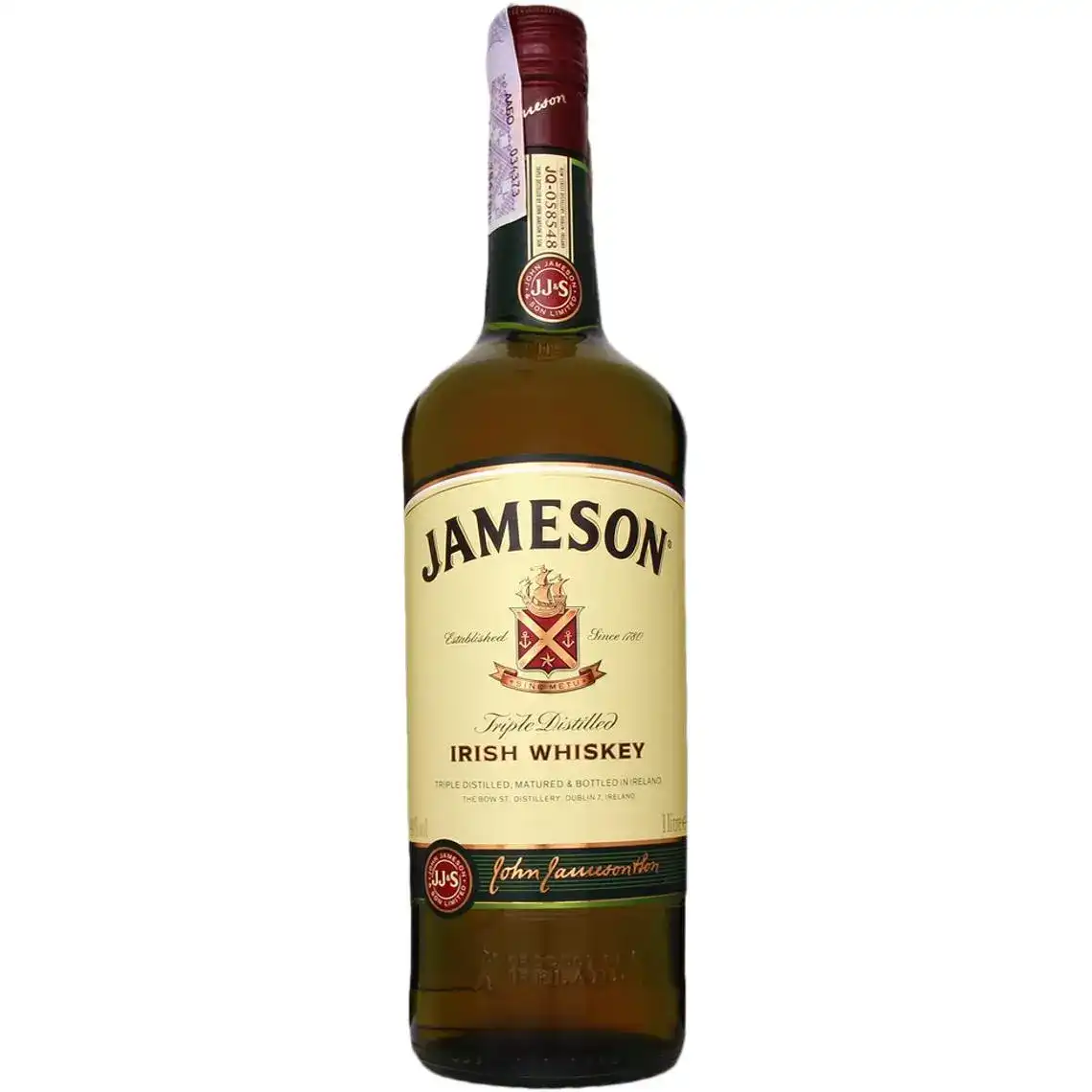 Віскі Jameson Irish Whiskey купажований 40% 1 л