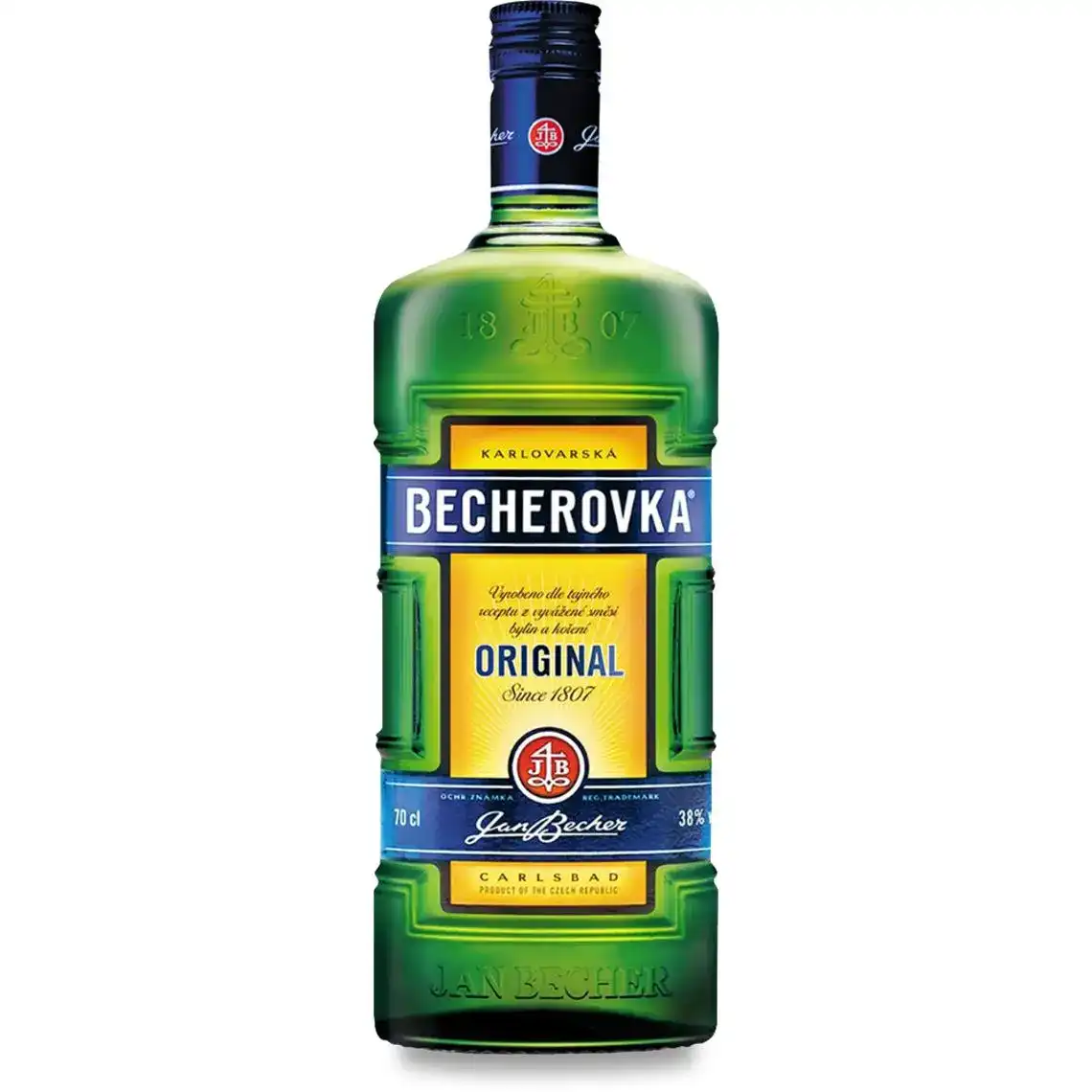 Лікерна настоянка на травах Becherovka 38% 0.7 л