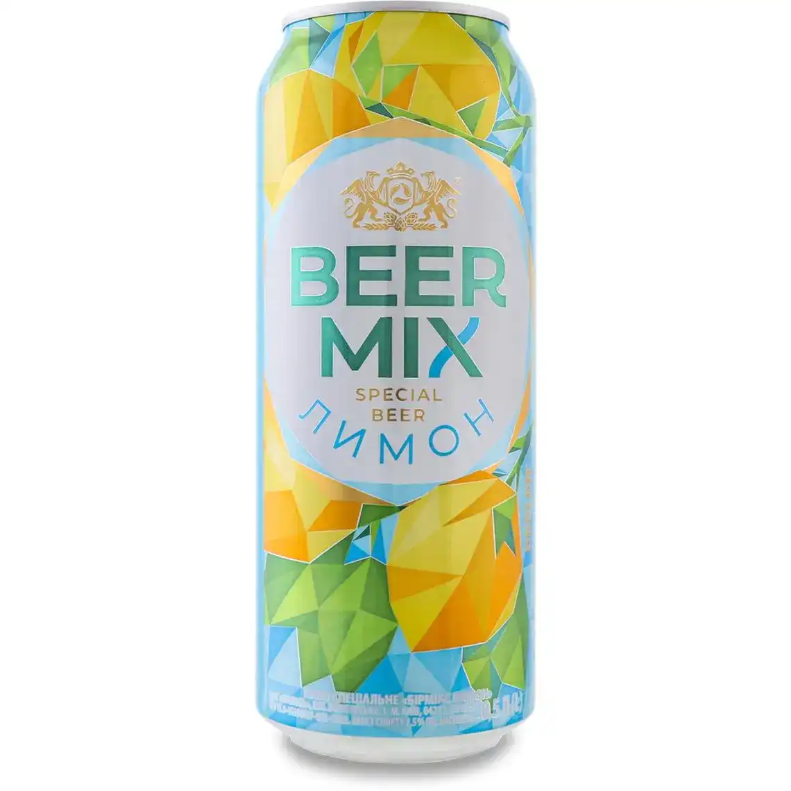 Пиво Оболонь Beermix Лимон 2.5% 0.5 л