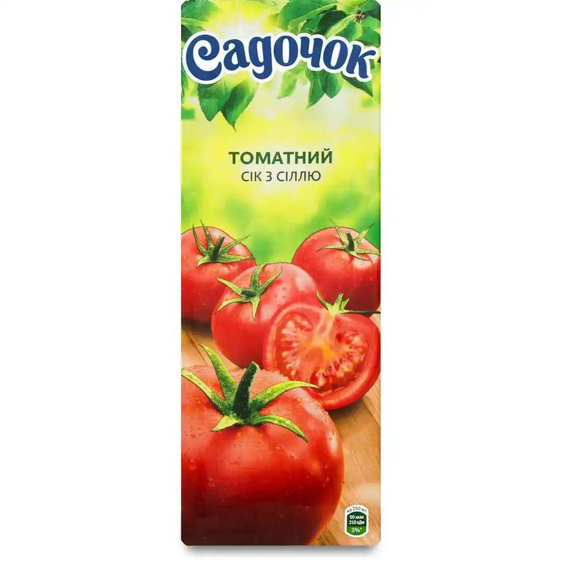 Сік томатний з сіллю Садочок 1,45л