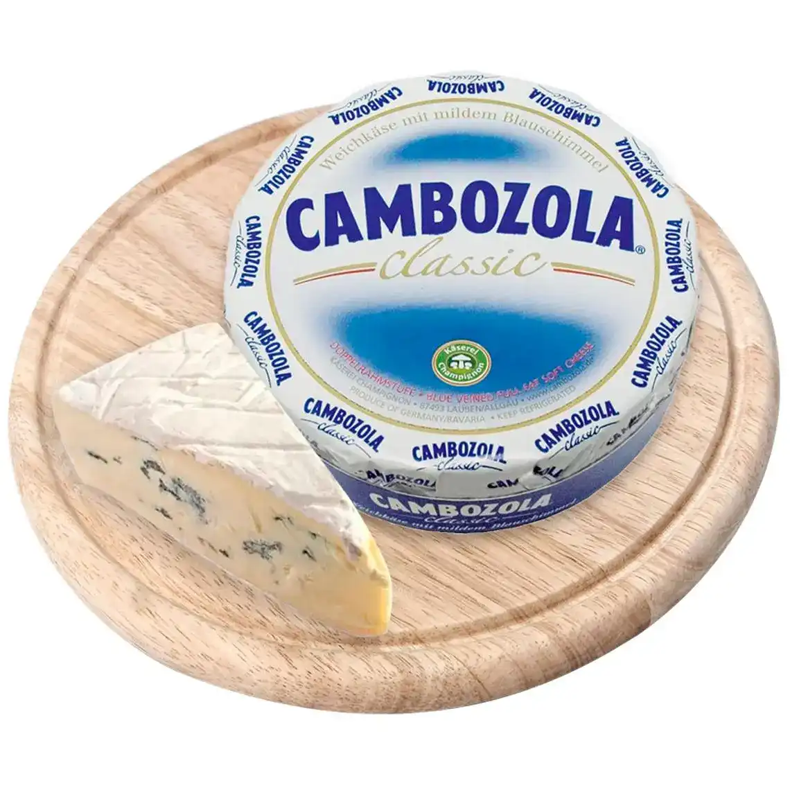 Сир Cambozola з білою та блакитною цвіллю 70%