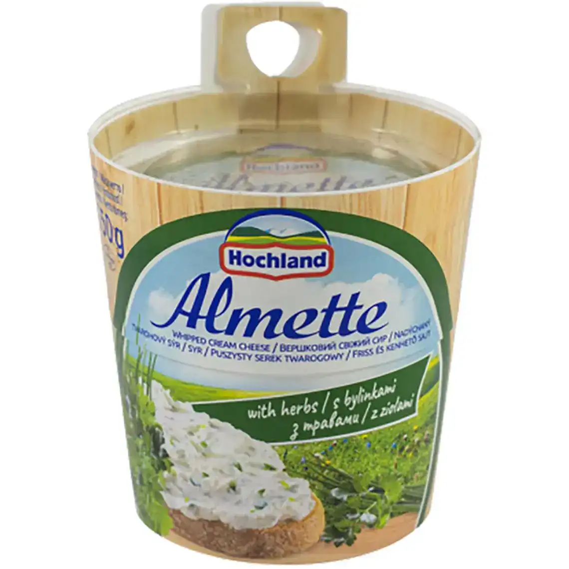 Сир Hochland Almette сирний з травами 57% 150 г