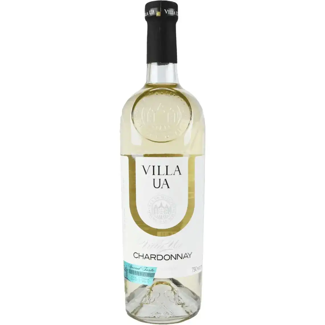 Вино Villa UA Chardonnay біле сухе 0.75 л