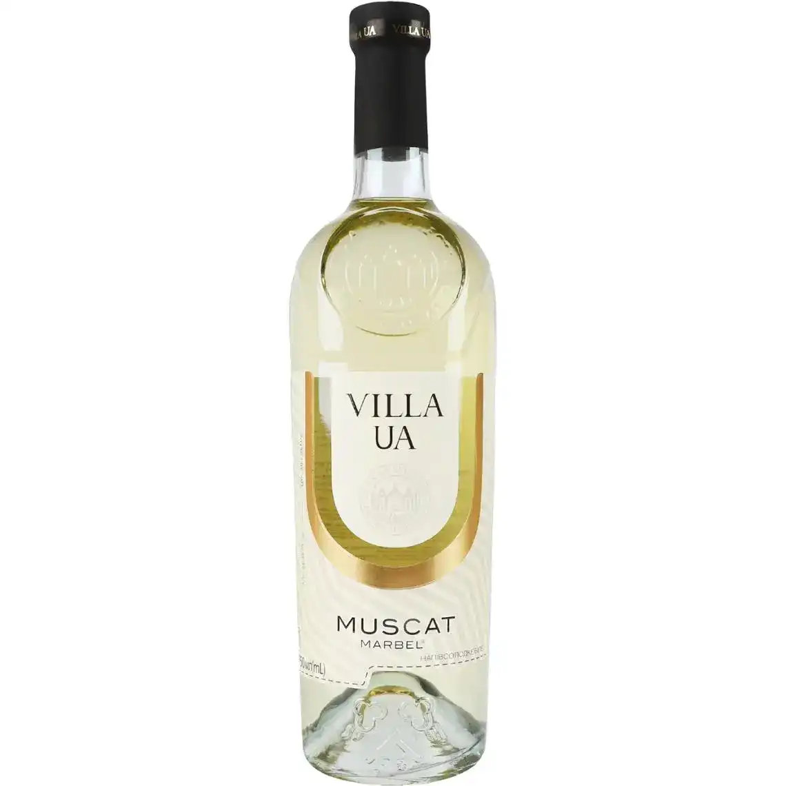 Вино Villa UA Muscat Marbel біле напівсолодке 0.75 л