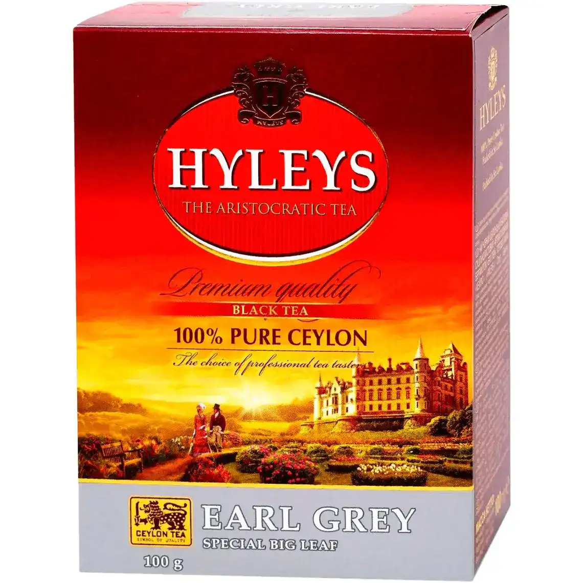 Чай Hyleys Earl Grey чорний з ароматом бергамоту 100 г