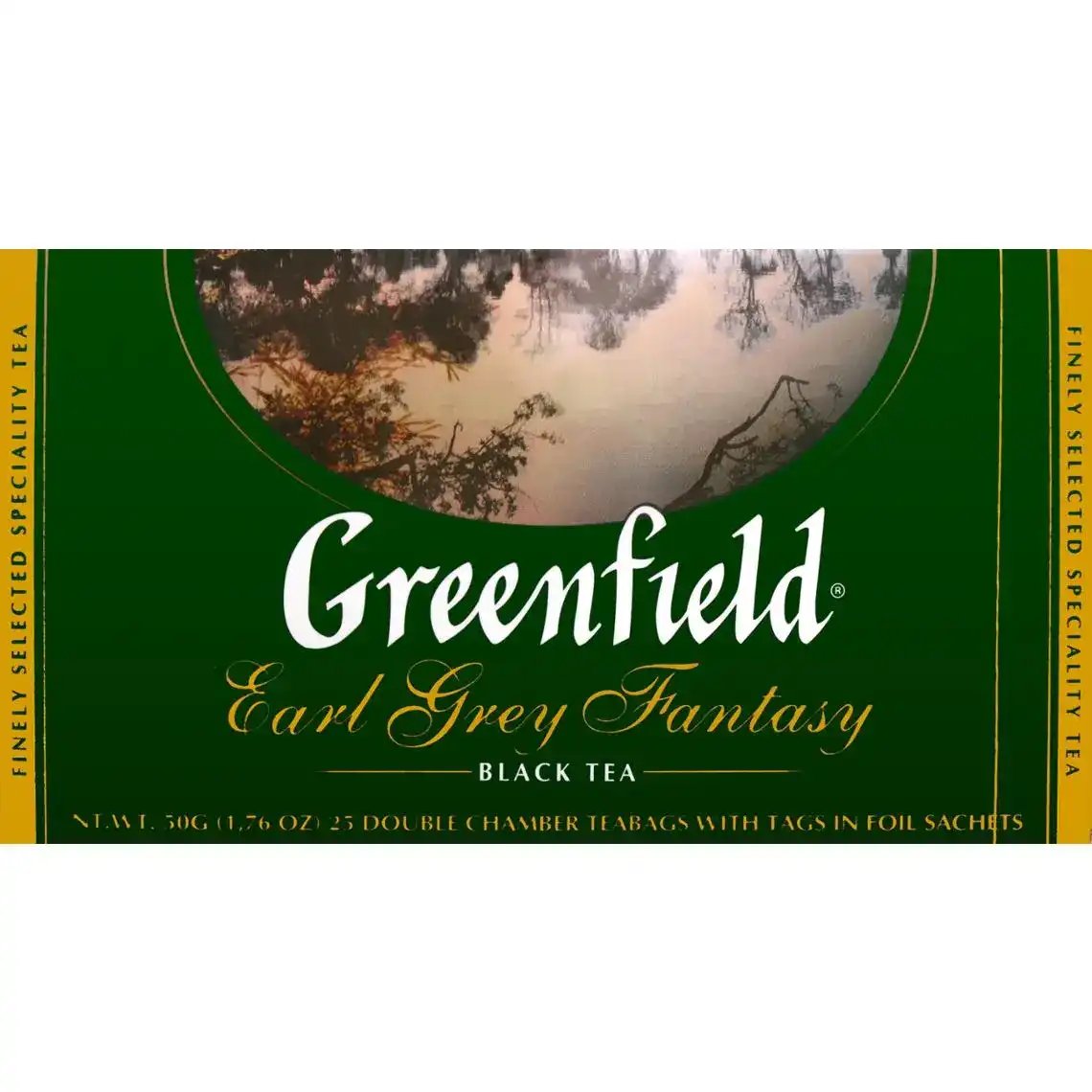 Чай Greenfield Earl Grey Fantasy чорний 25 пакетів по 2 г