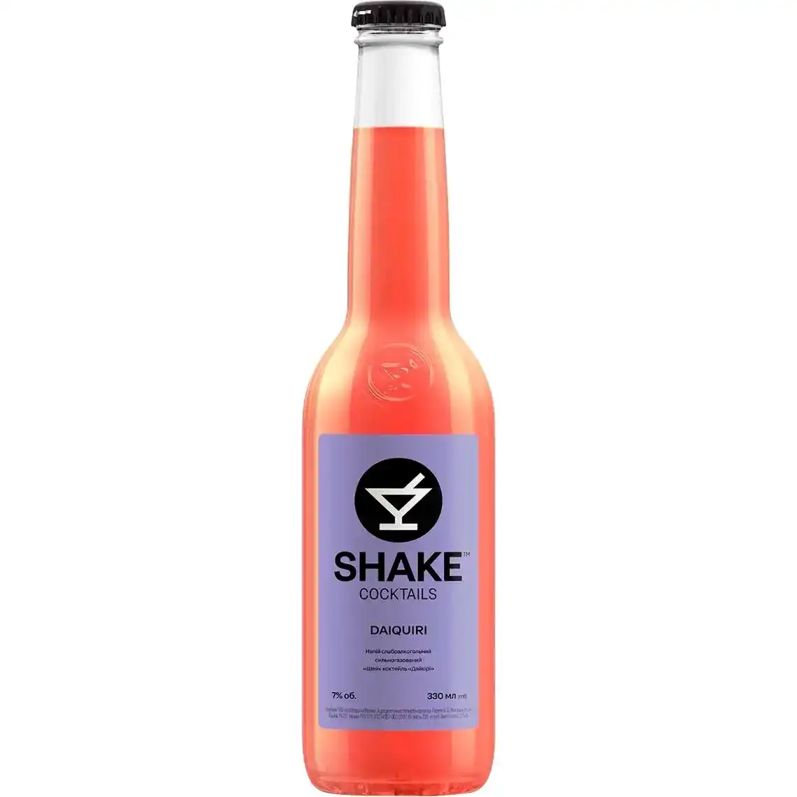 Фото 1 - Напій слабоалкогольний Shake Daiquiri сильногазований 7% 330 мл