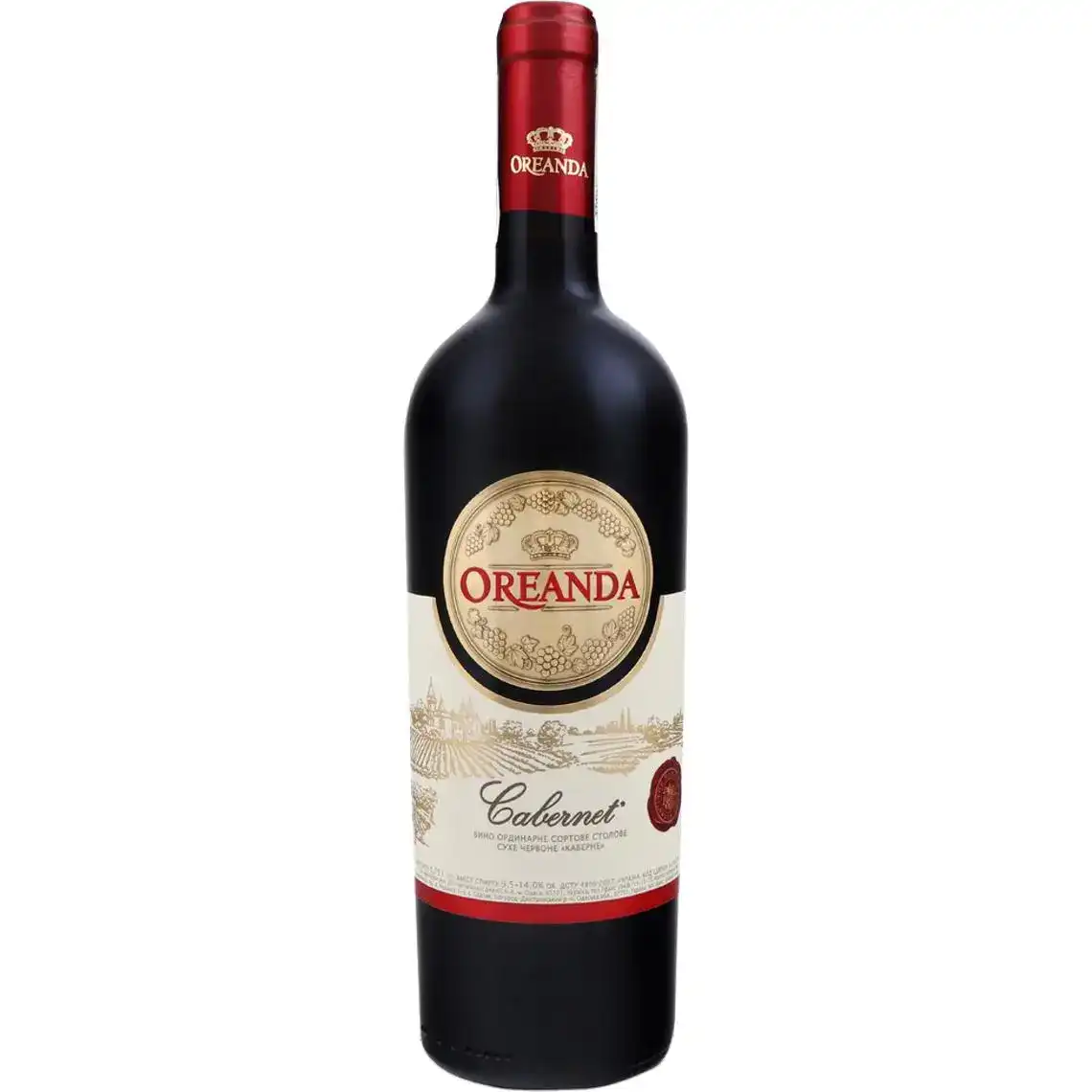 Вино Oreanda Cabernet червоне сухое 0.75 л