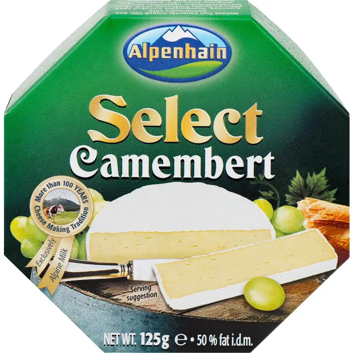 Фото 1 - Сир Alpenhain Select Camembert 50% 125 г