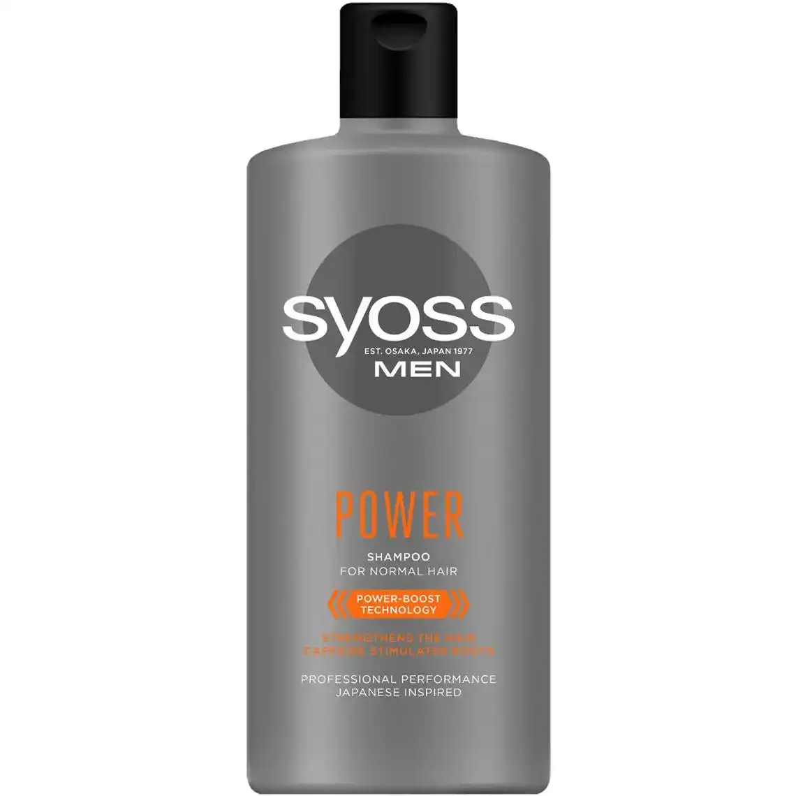 Шампунь SYOSS Men Power з кофеїном для нормального волосся 440 мл