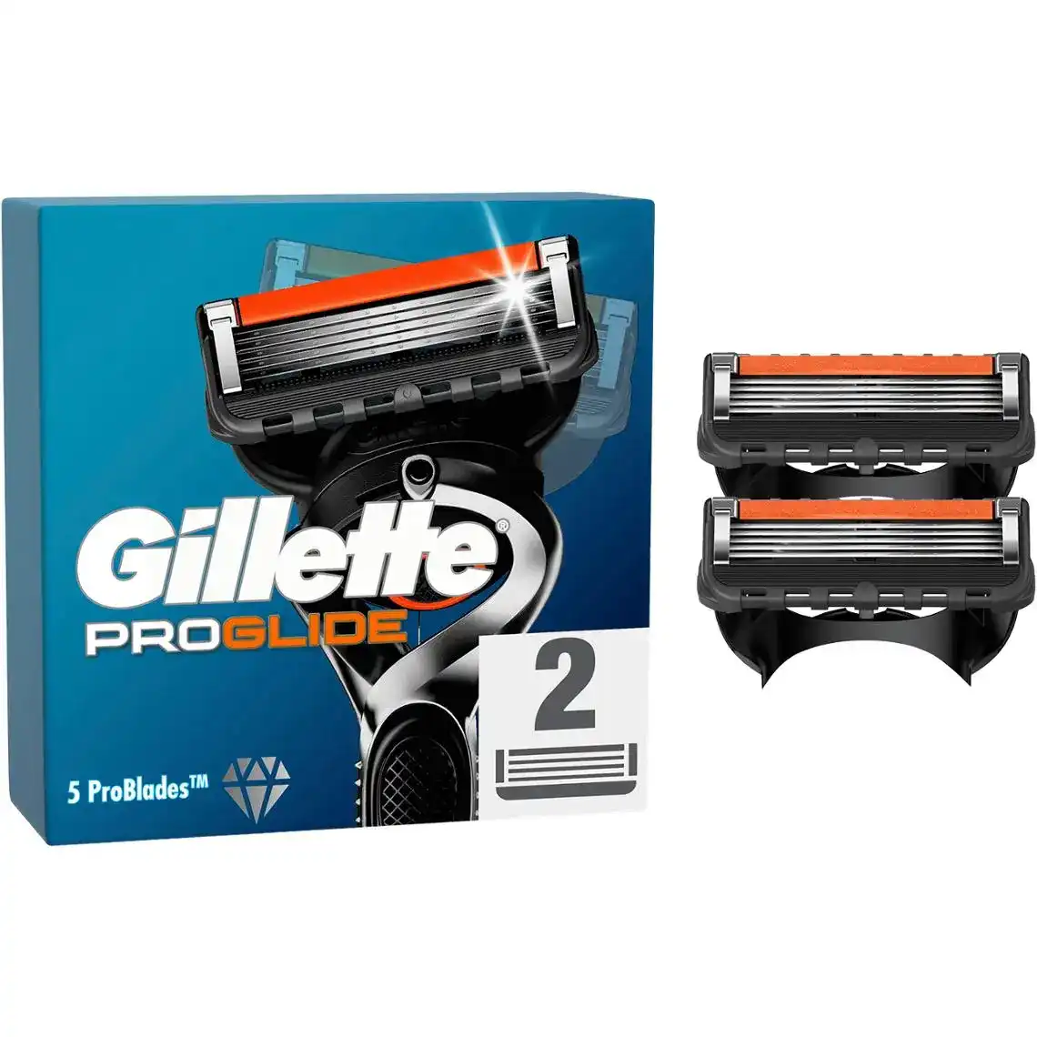 Картридж Gillette Fusion 5 Proglide чоловічий 2 шт