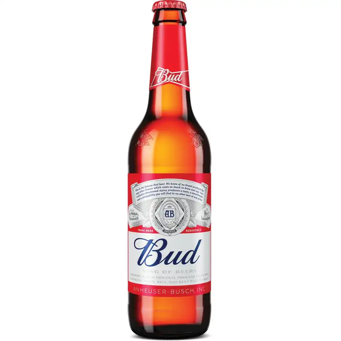 Пиво Bud світле фільтроване 4.8% 0.5 л