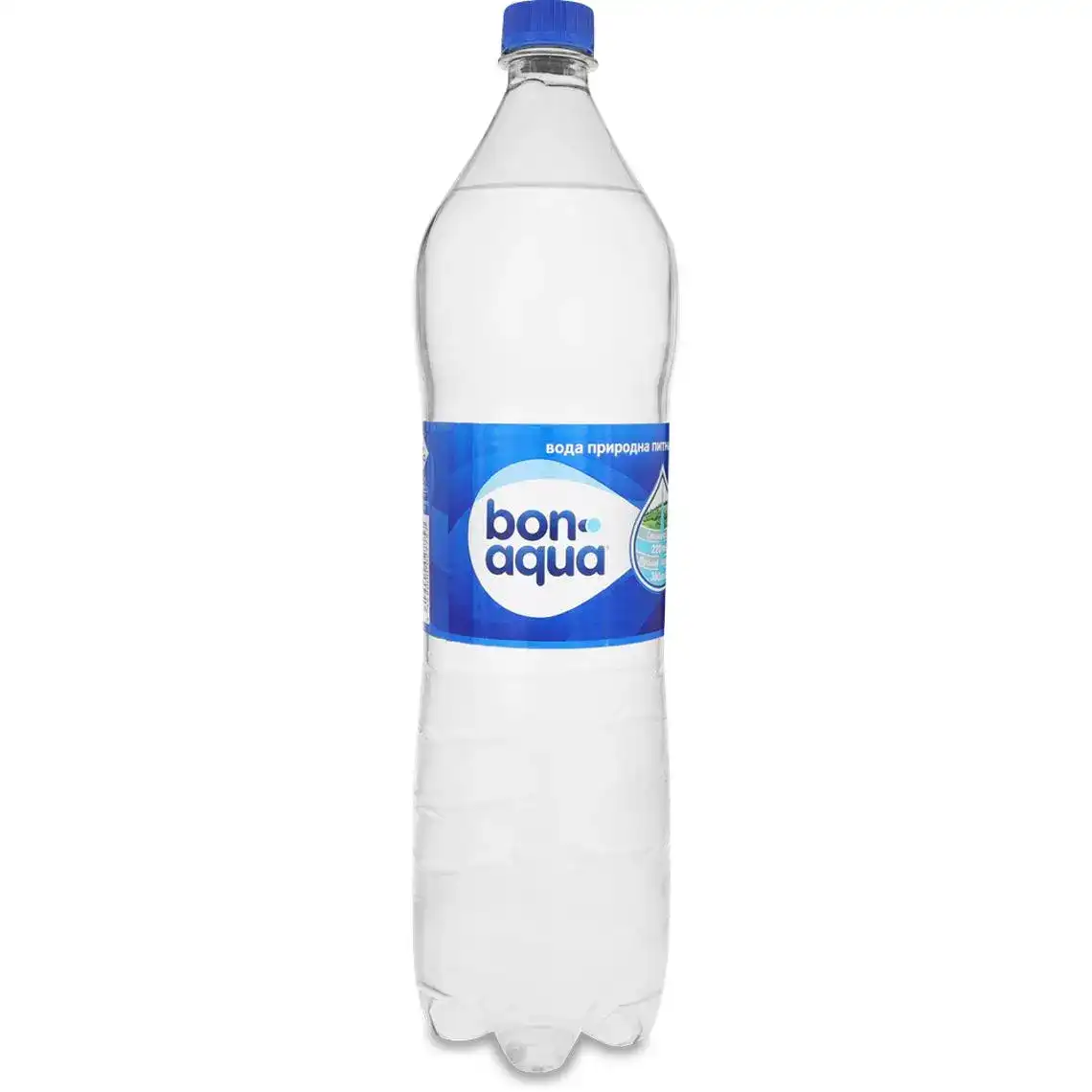 Вода Bonaqua природна питна сильногазована 1.5 л