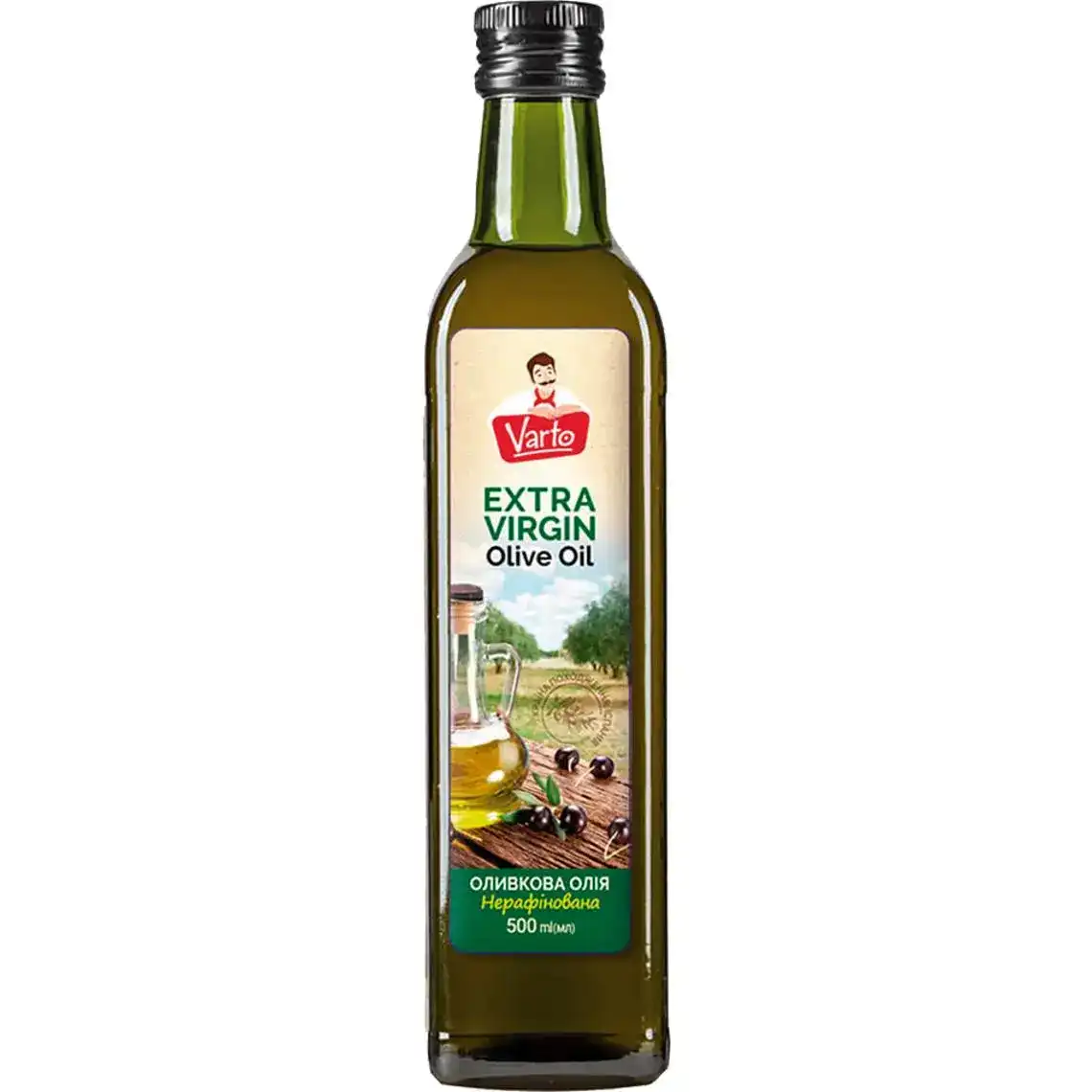 Оливкова олія Varto Extra Virgin нерафінована 500 мл
