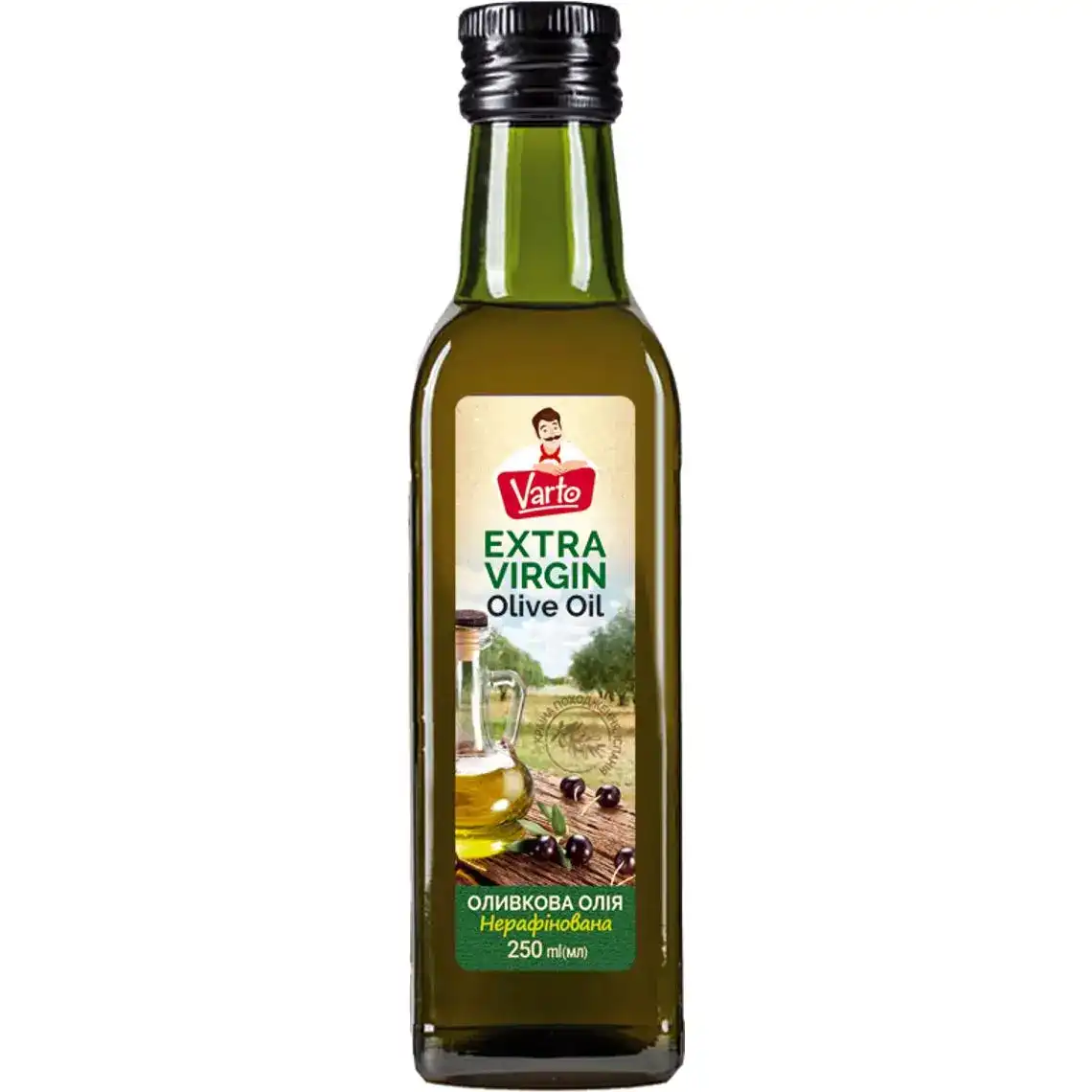 Оливкова олія Varto Extra Virgin нерафінована 250 мл