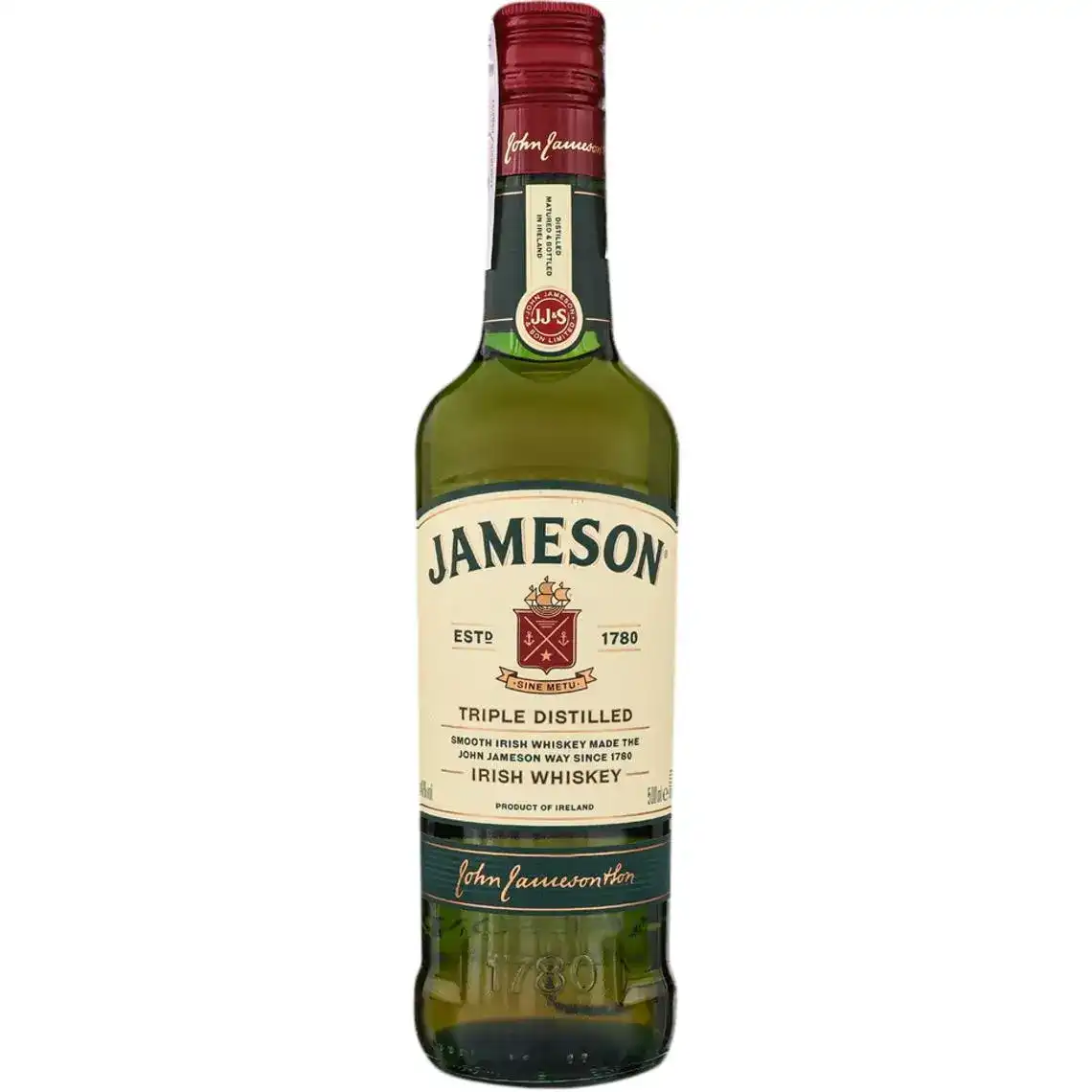 Віскі Jameson Irish Whiskey купажований 40% 0.5 л