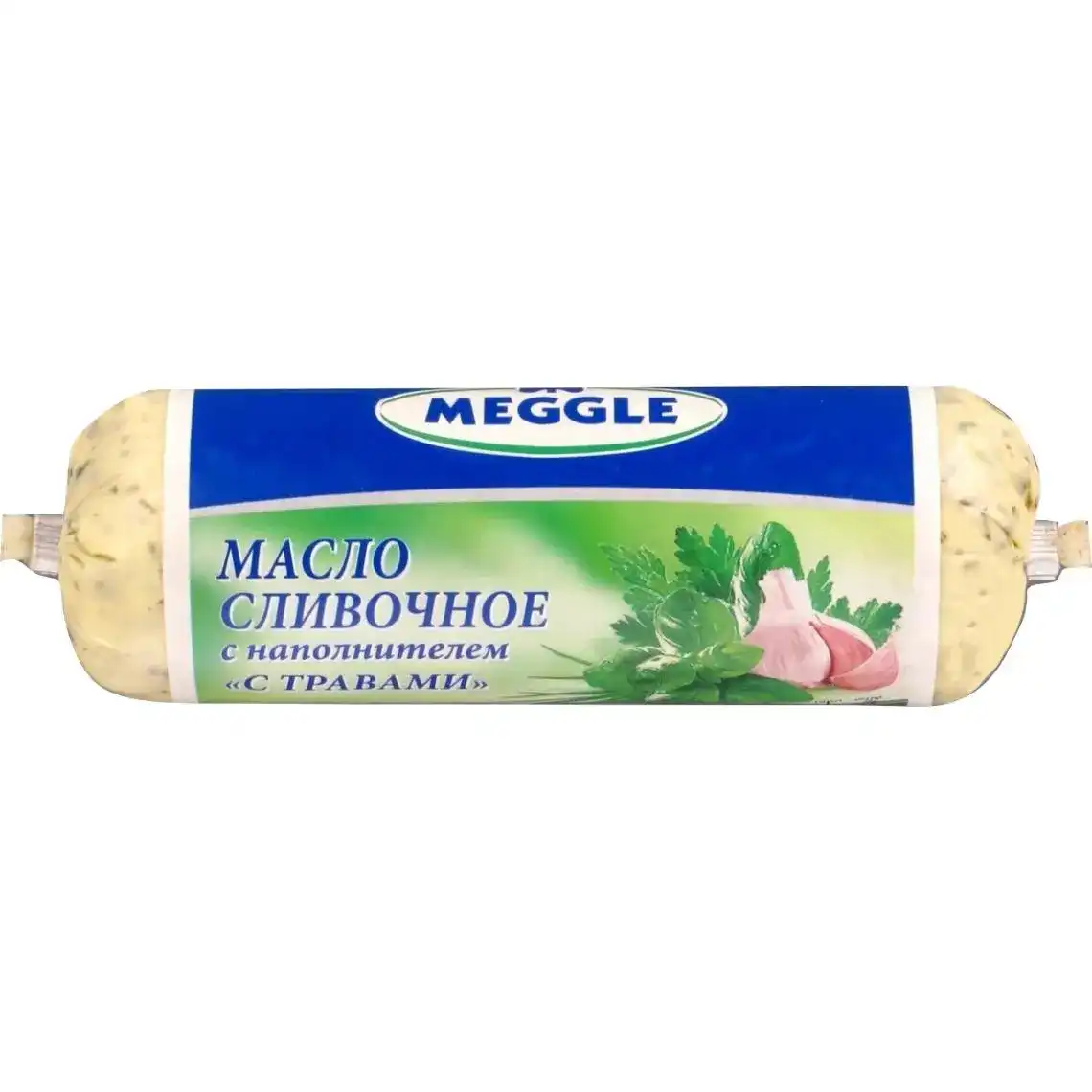 Масло Meggle солодковершкове з травами 62% 125г