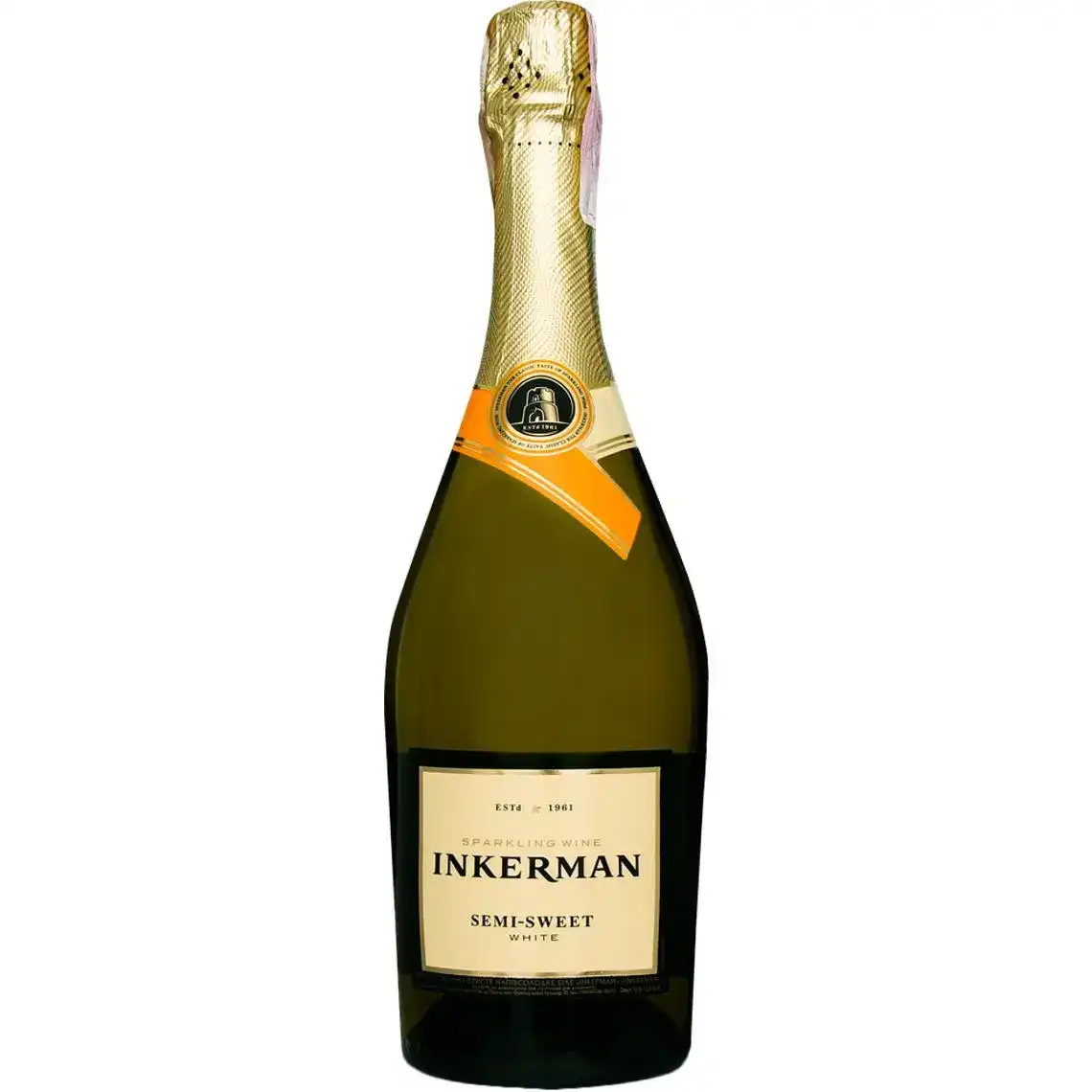 Вино ігристе Inkerman біле напівсолодке 0.75 л
