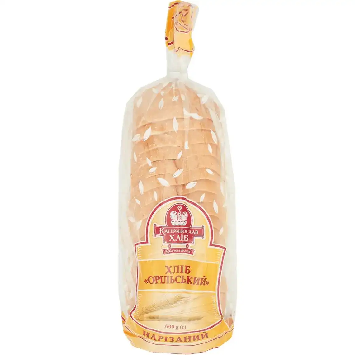 Хліб Катерінославхліб Орільський пшеничний нарізній 600 г