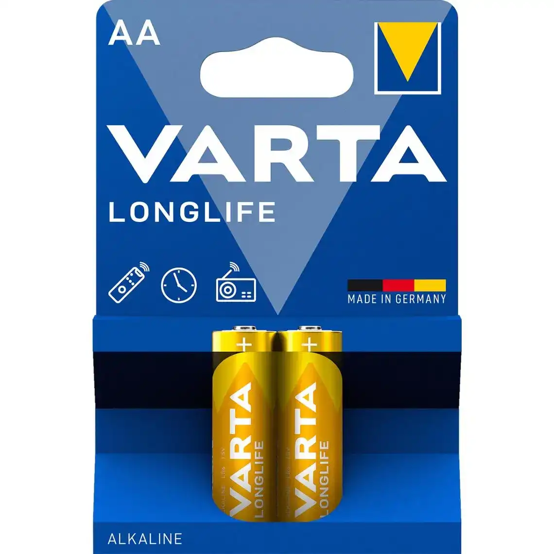 Батарейка Varta Longlife AA BLI 2 Alkaline