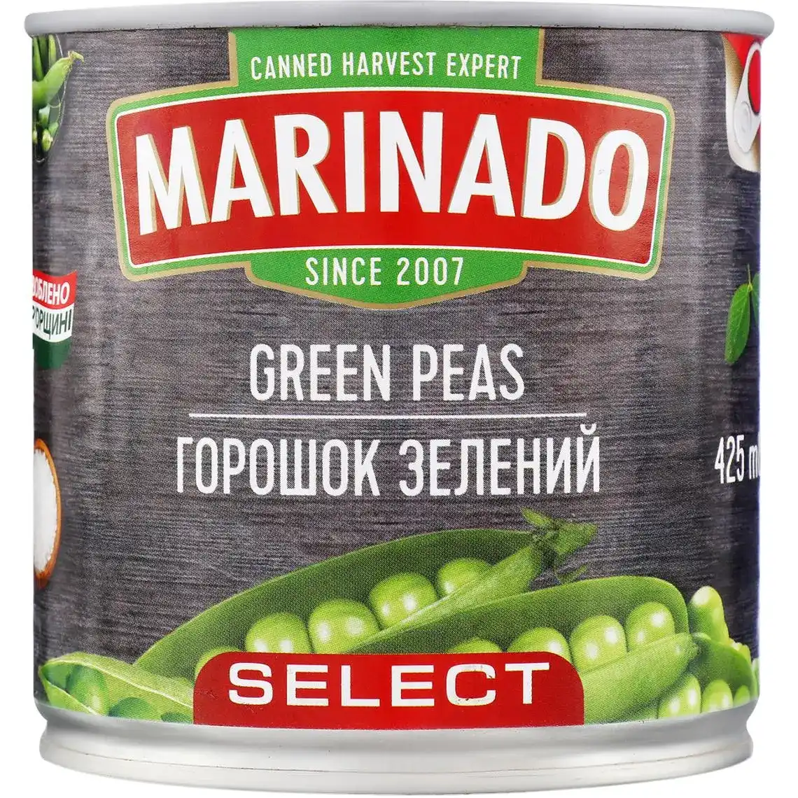Горошок Маринадо Select зелений консервований 340 г