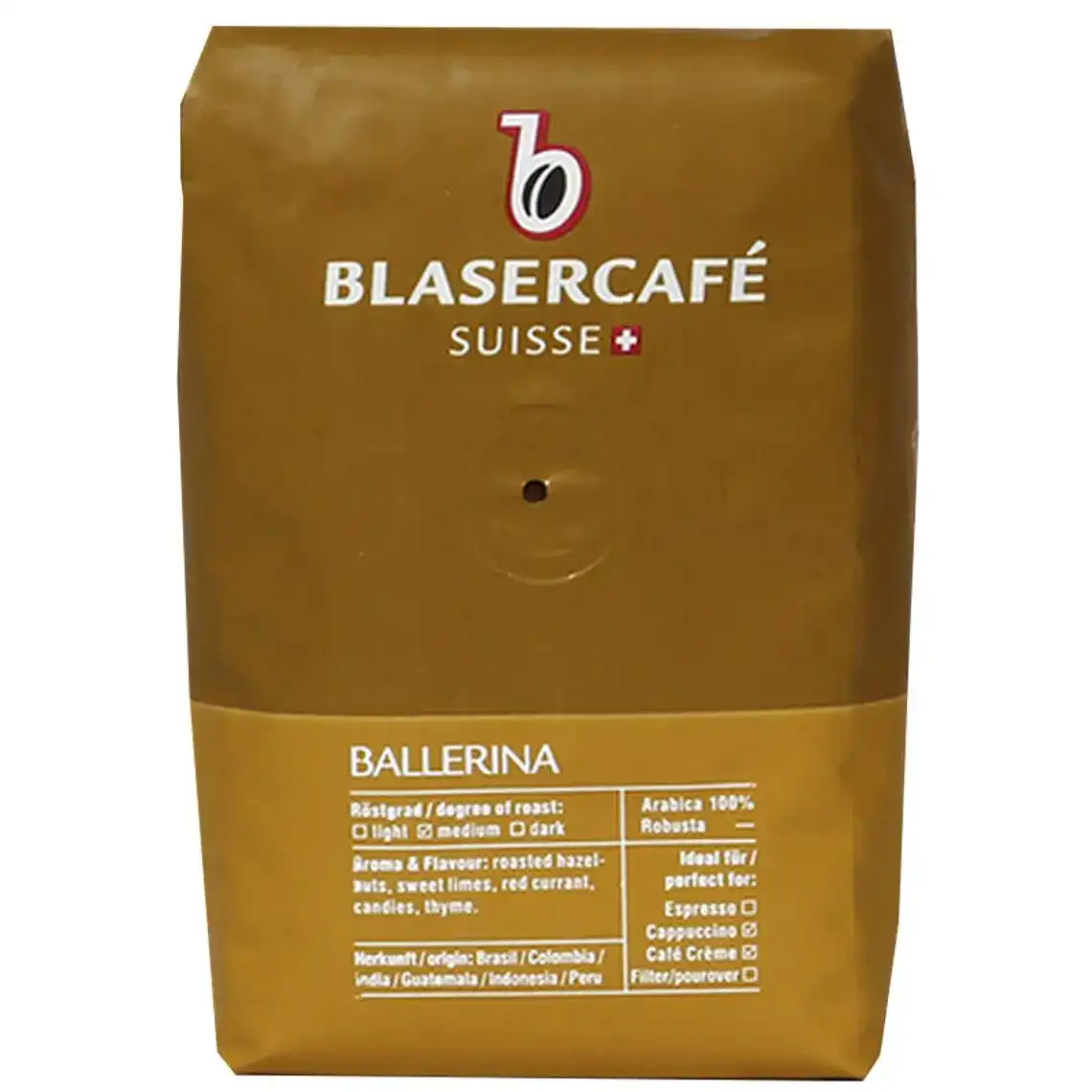 Кава BlaserCafe Ballerina натуральна смажена в зернах 250 г