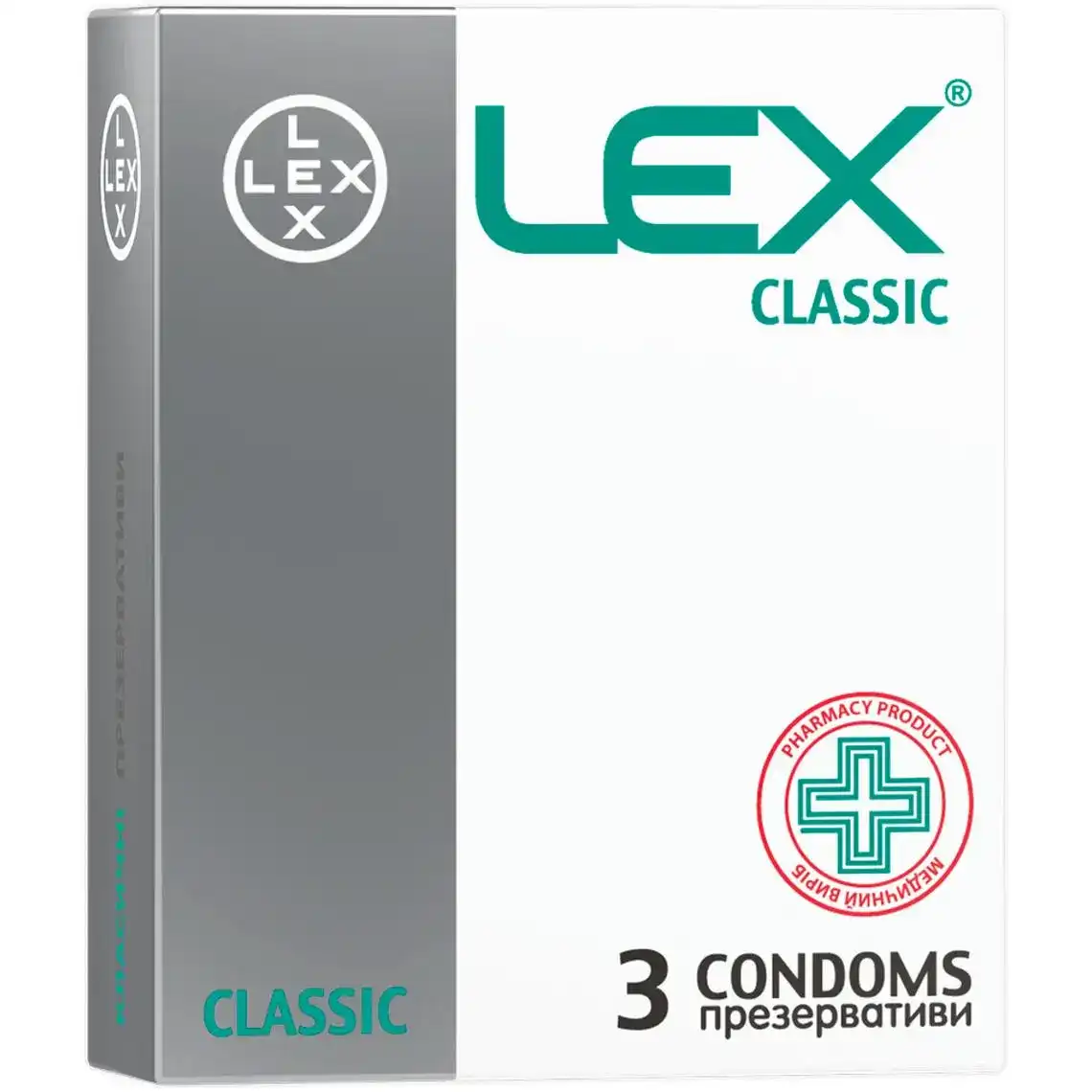 Презервативи Lex класичні 3 шт.