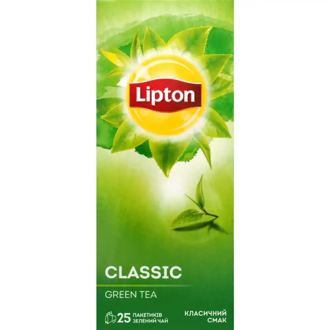 Чaй Lipton Classic зелений 25х1.7 г