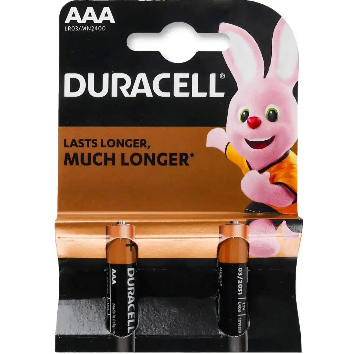 Батарея Duracell AAA LR03 MN2400 2 шт.