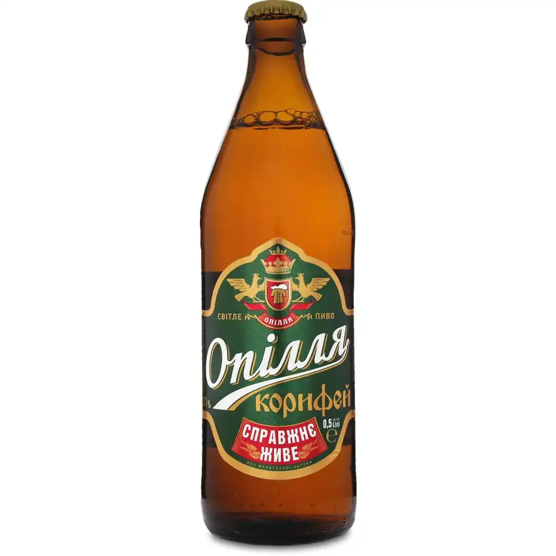 Пиво Опілля Корифей світле фільтроване 3.7% 0.5 л