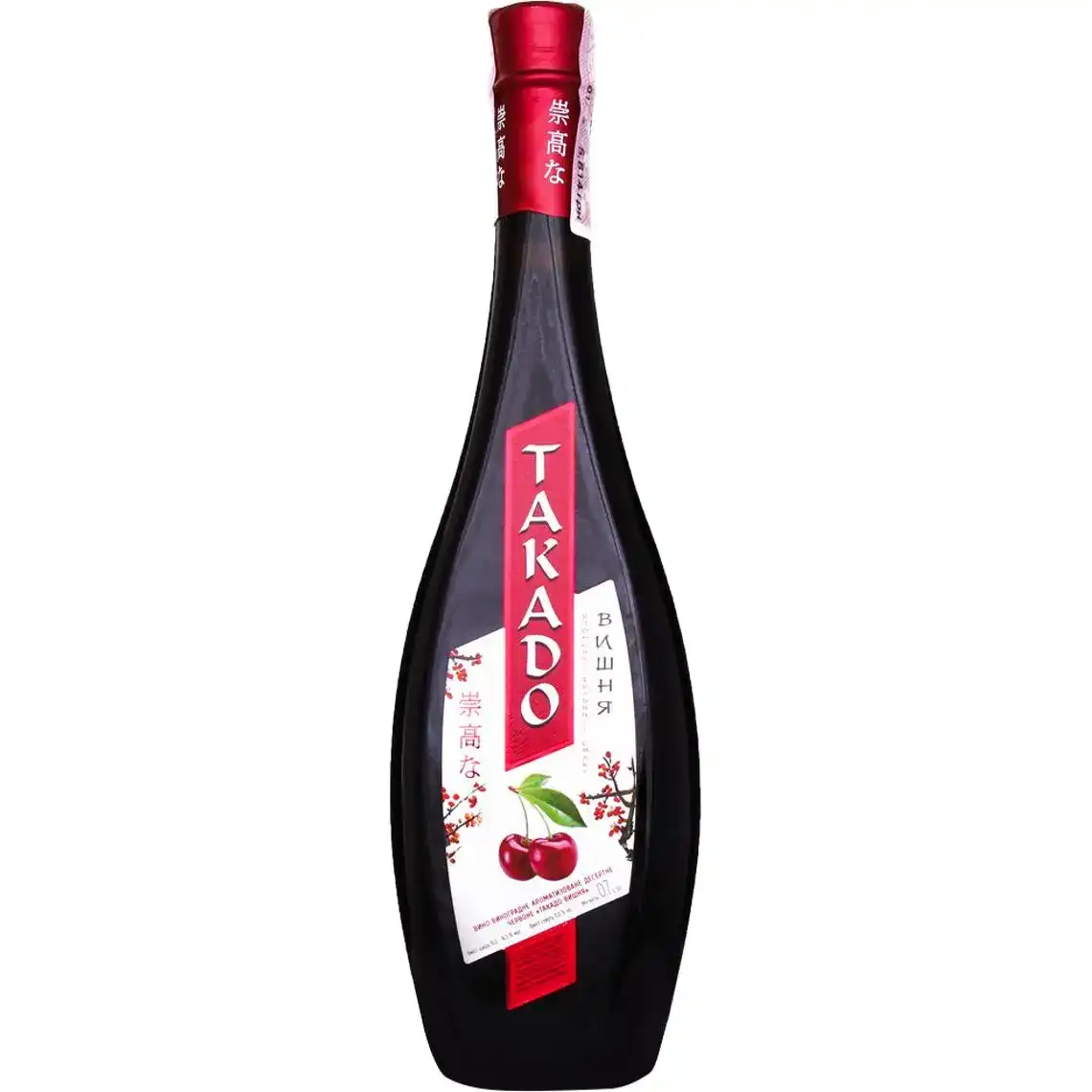 Вино Takado Вишня червоне десертне 0.7 л