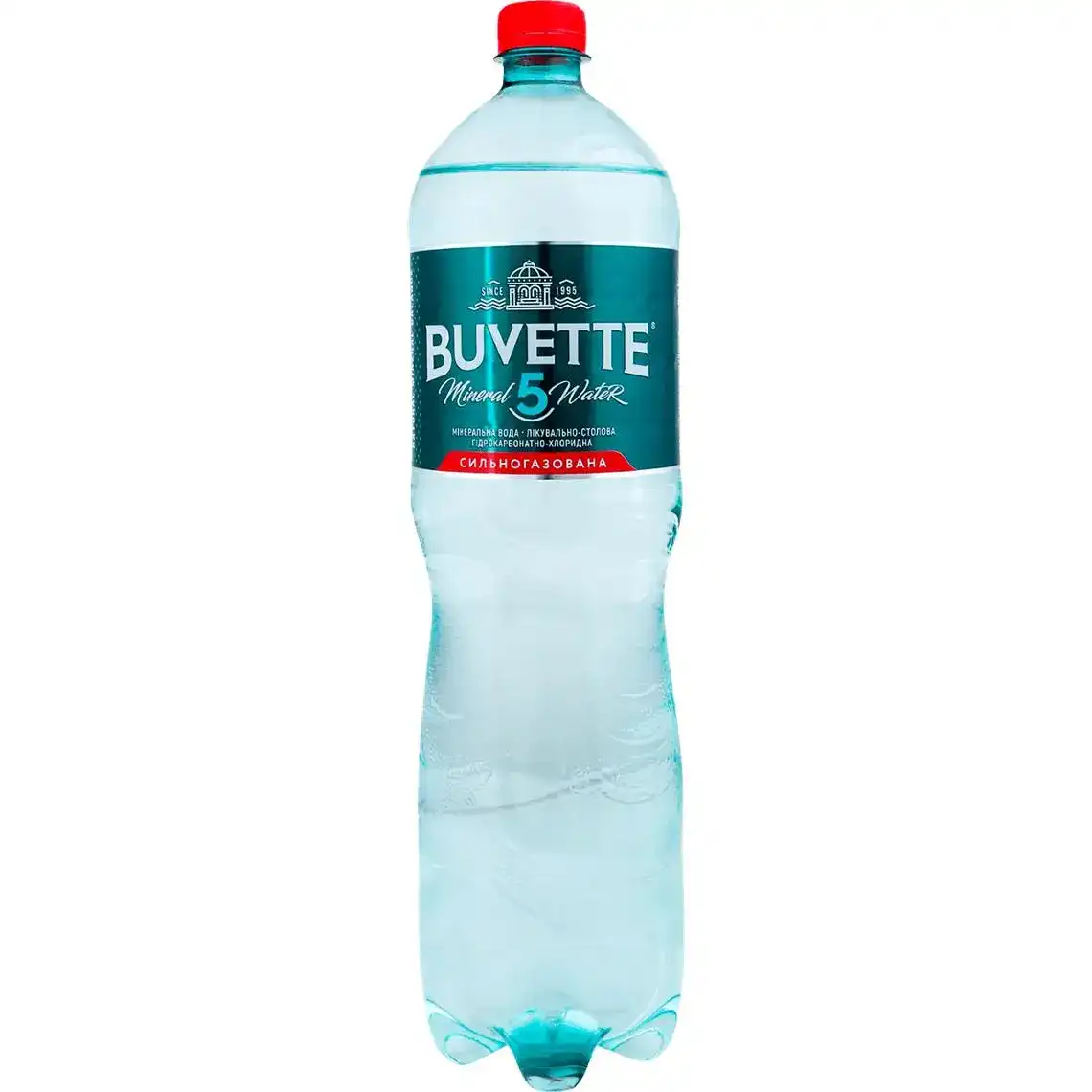 Вода Buvette №5 сильногазована 1.7 л