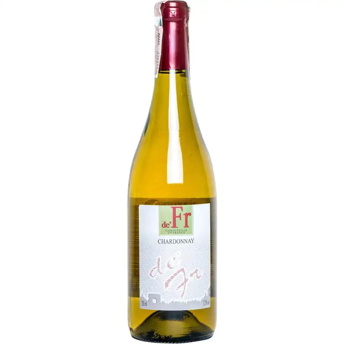 Вино de`Fr Chardonnay біле сухе 0.75 л