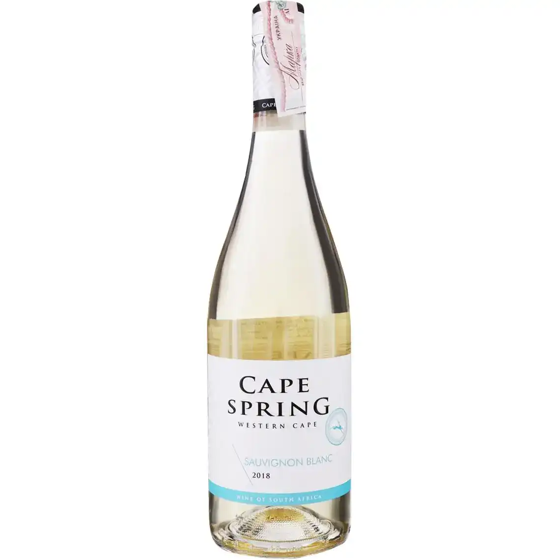 Вино Cape Spring Sauvignon Blanc біле сухе 0.75 л