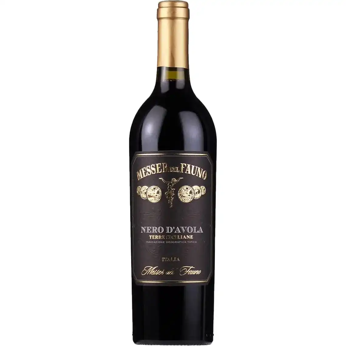 Вино Messer del Fauno Terre Siciliane Nero d'Avola червоне сухе 0.75 л