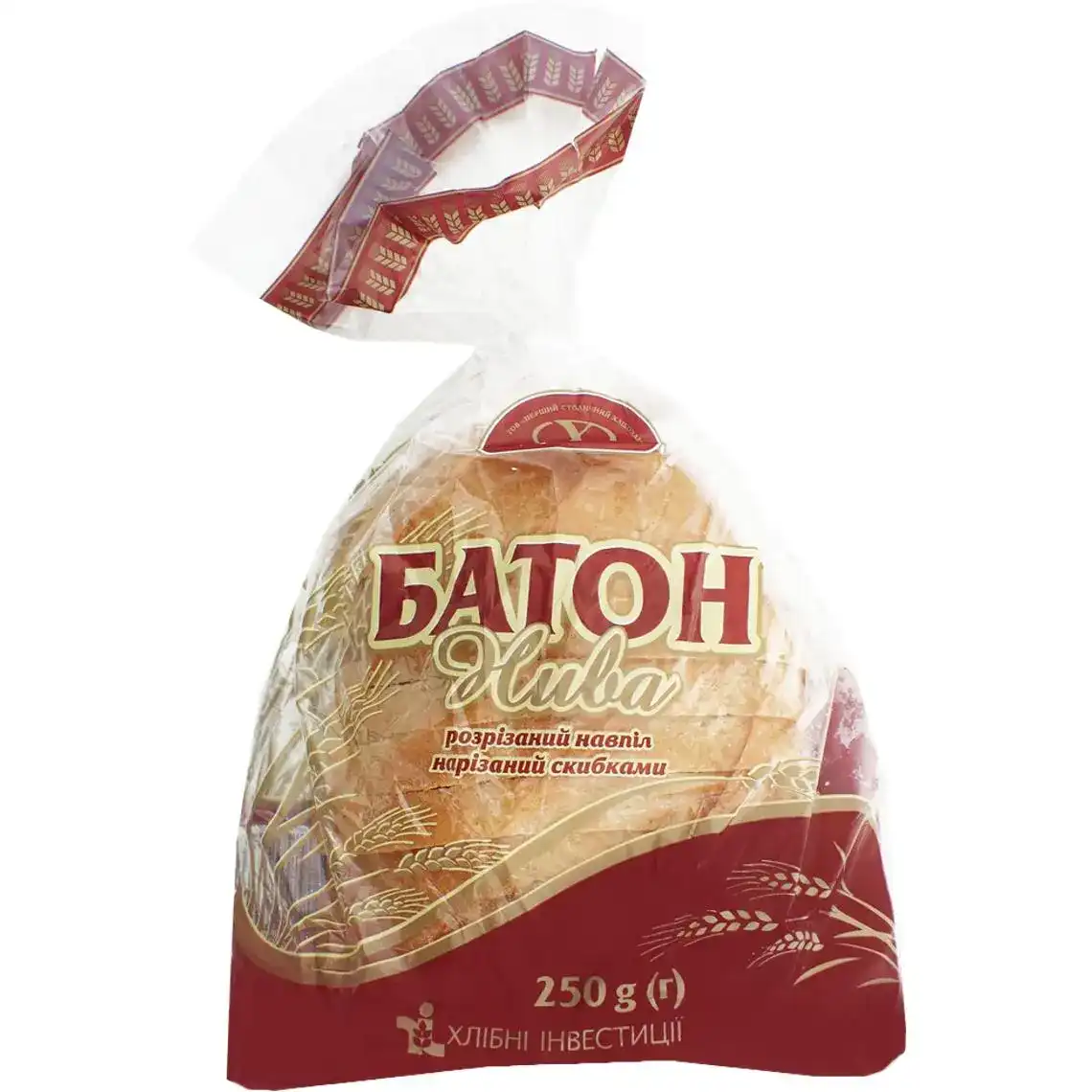 Батон Цар Хліб Нива пшеничний нарізній 250 г