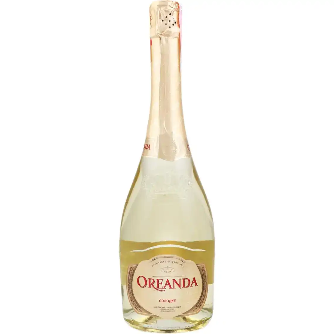 Вино ігристе Oreanda Gold біле солодке 0.75 л
