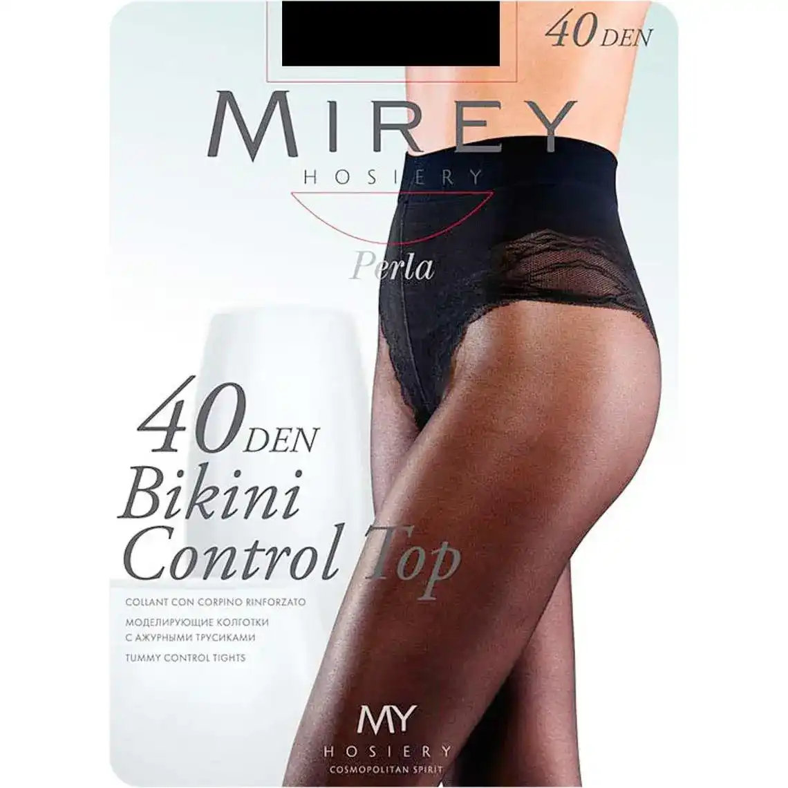 Колготи жіночі Mirey Bikini 40 ден чорний р.4