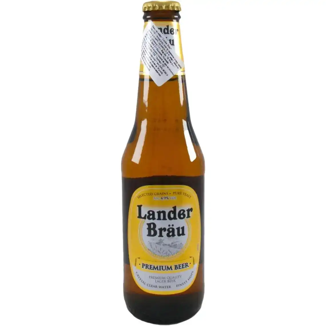 Пиво Lander Brau Premium Pilsner світле фільтроване 4.9% 0.33 л