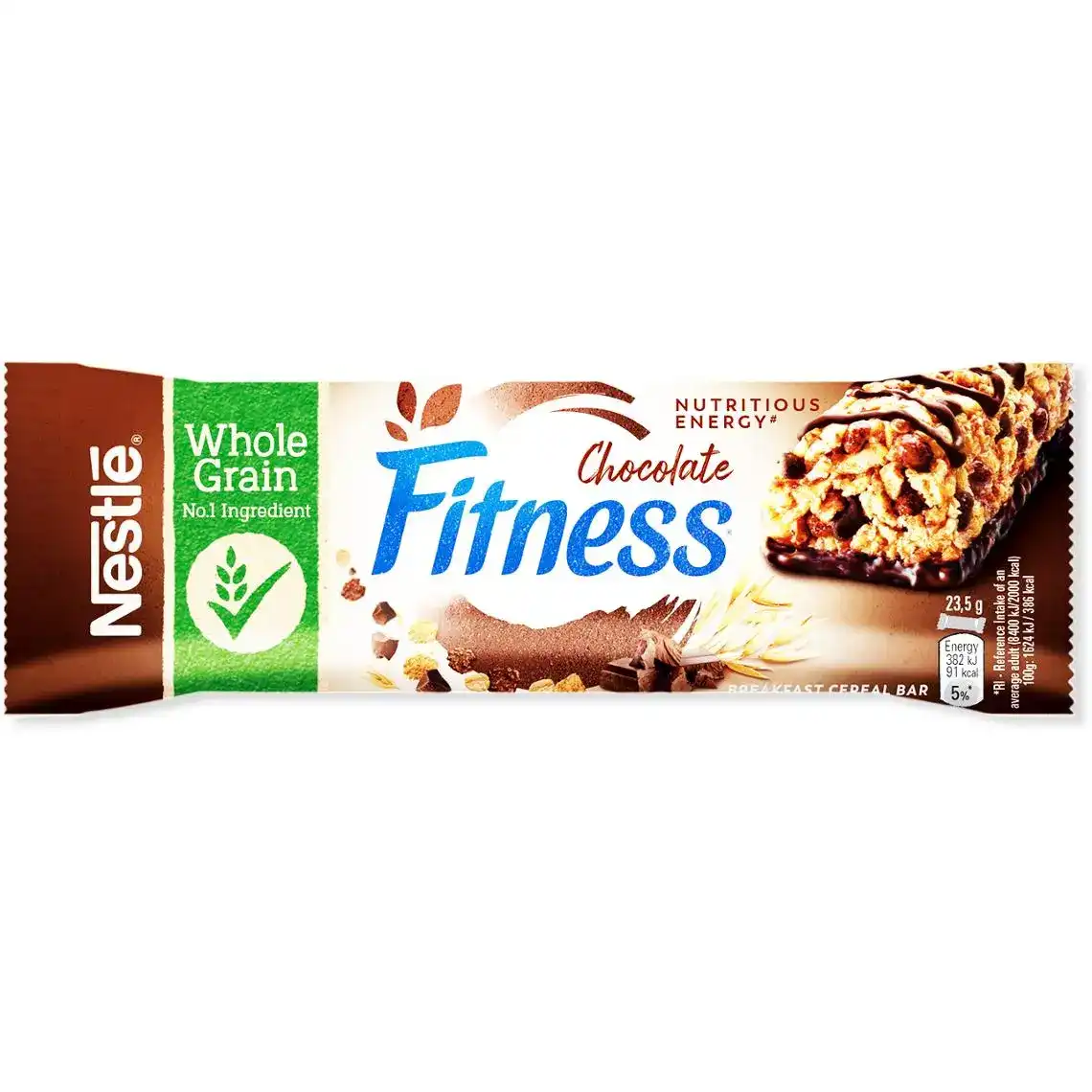 Батончик Nestle Fitness з цільними злаками та шоколадом 23.5 г