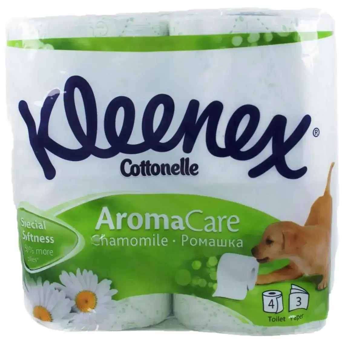 Туалетний папір Kleenex Cottonelle Aroma Care Ромашка 4 шт.
