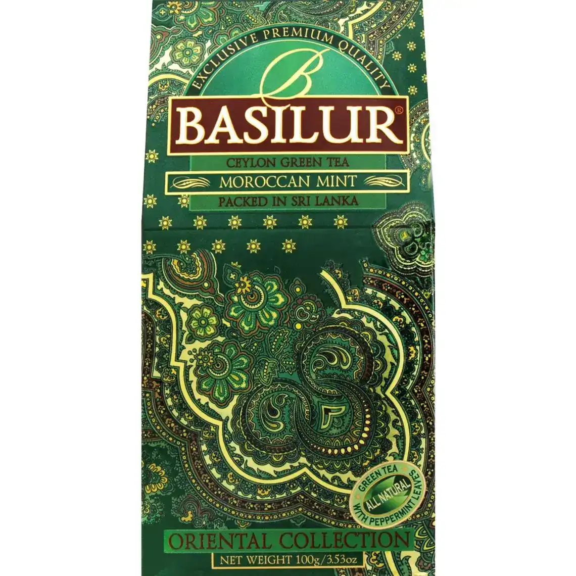 Чай Basilur Moroccan Mint Oriental Collection зелений 100 г